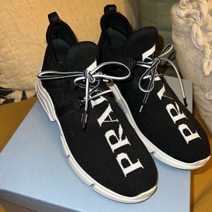 Prada knit tennis shoe size 8.5 / 38.5 women